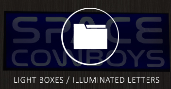 Light Boxes / Illuminated letters