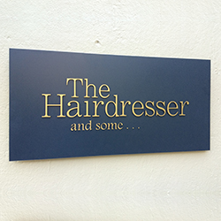 Mimic & Engraving Services  Signage cutout letters sprayed 